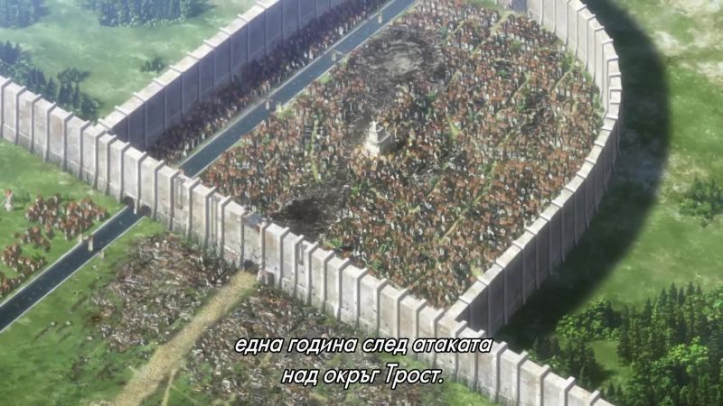 Shingeki No Kyojin S3 End ... Ep 22 /bg Sub/