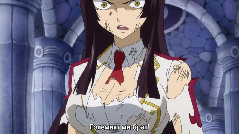 Fairy tail епизод 186 bg sub